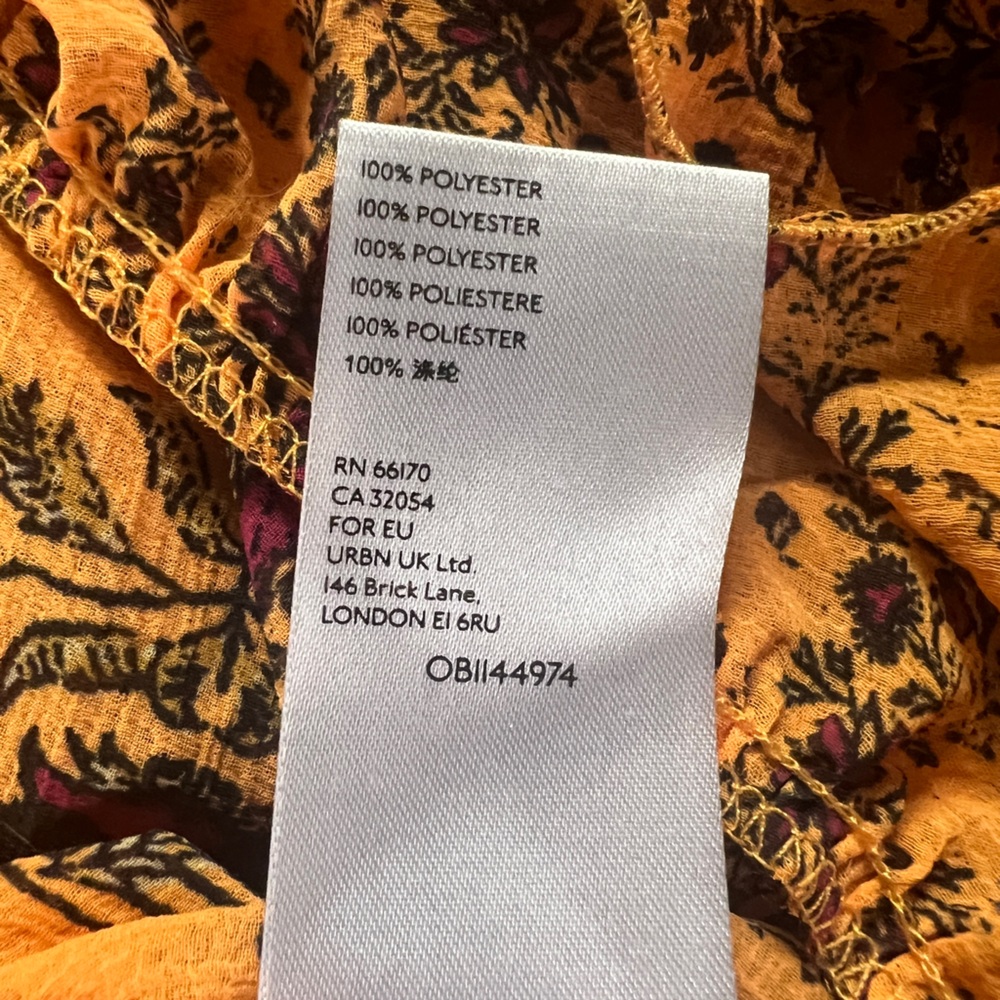 Free People S yellow Feeling Groovy Border Print Maxi dress - Picture 4 of 6